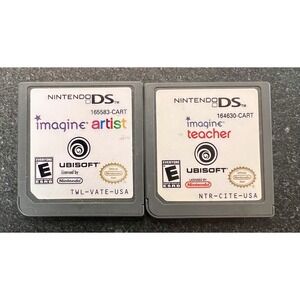 Lot Nintendo DS Games Imagine: Artist & Teacher *Game Only* Rated E Tested‎